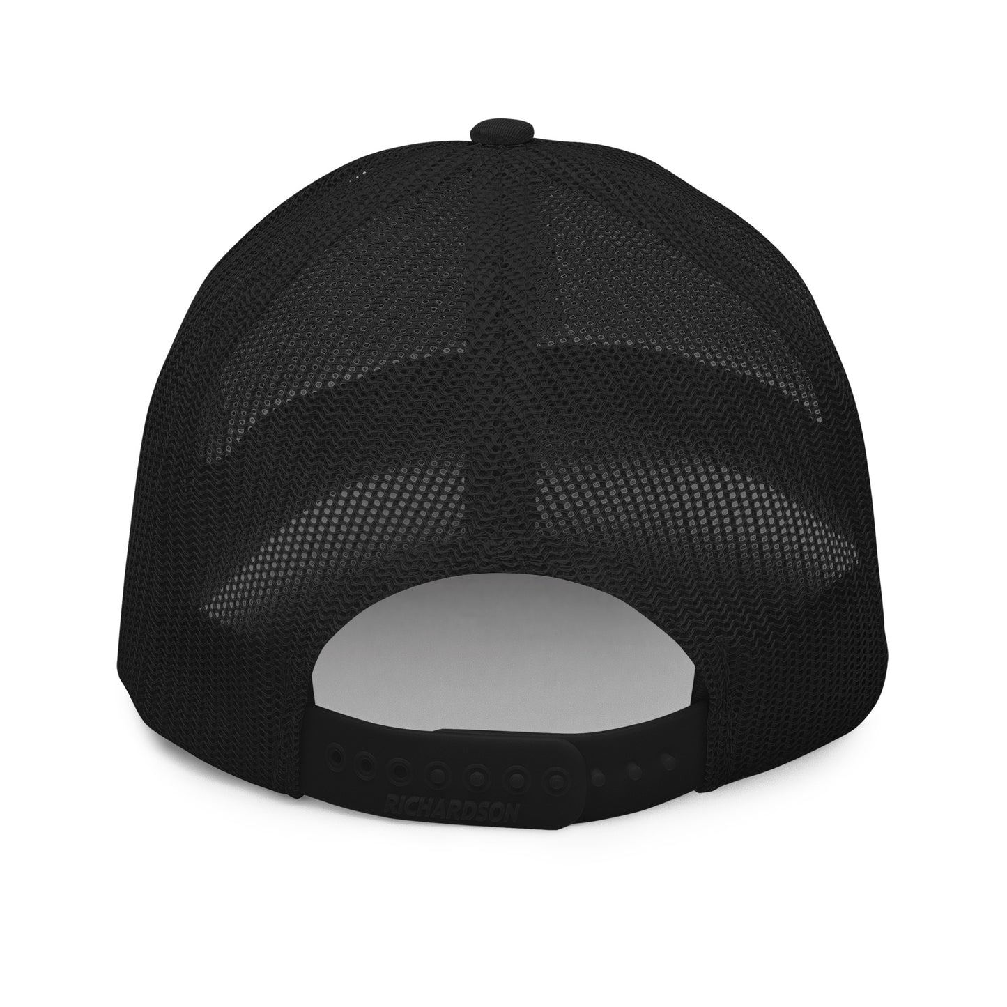 ULM Black Logo Trucker Hat