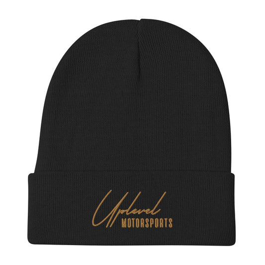 ULM Gold Logo Embroidered Beanie