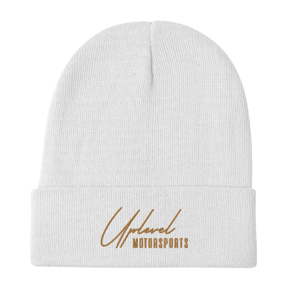 ULM Gold Logo Embroidered Beanie