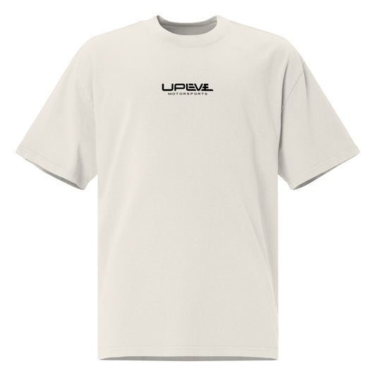 ULM Black Logo Oversized Faded T-shirt