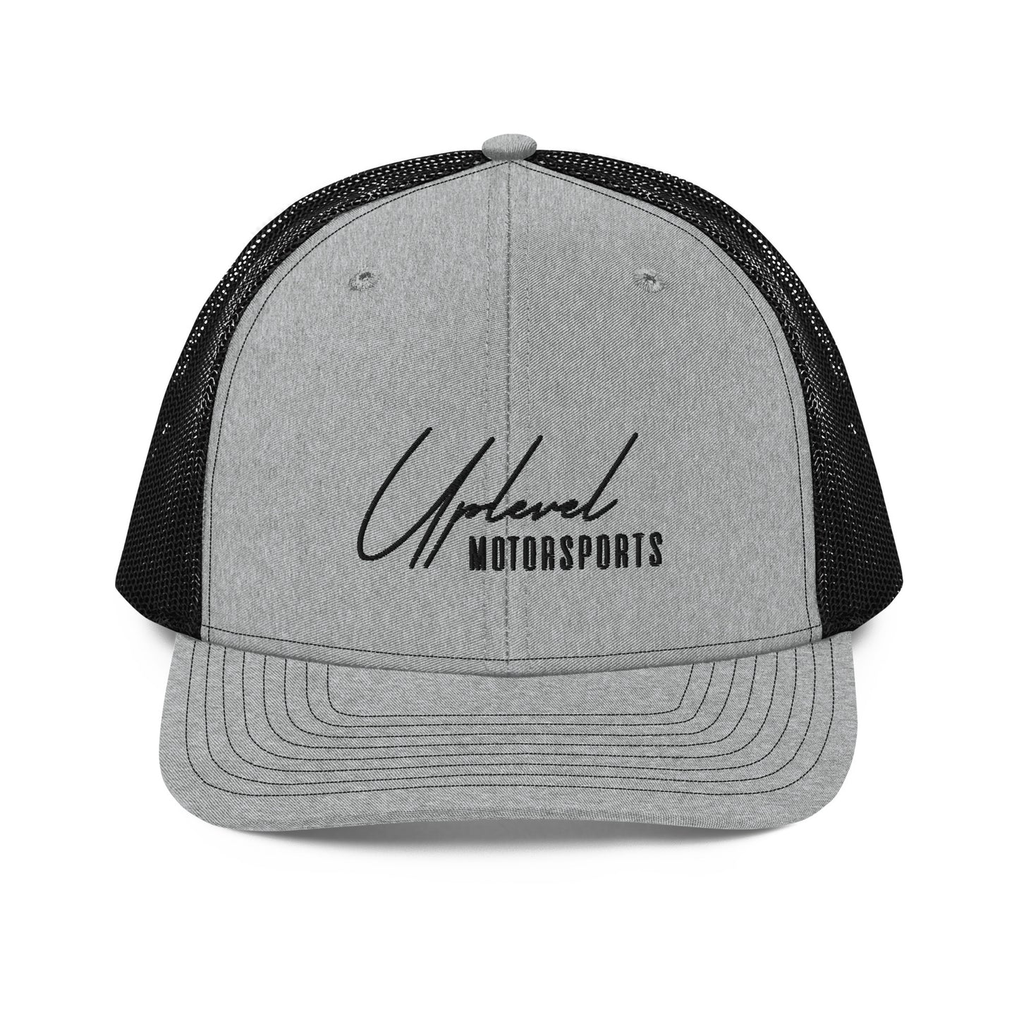 ULM White Script Logo Trucker Hat