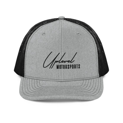 ULM White Script Logo Trucker Hat