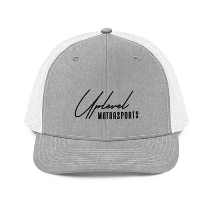 ULM White Script Logo Trucker Hat