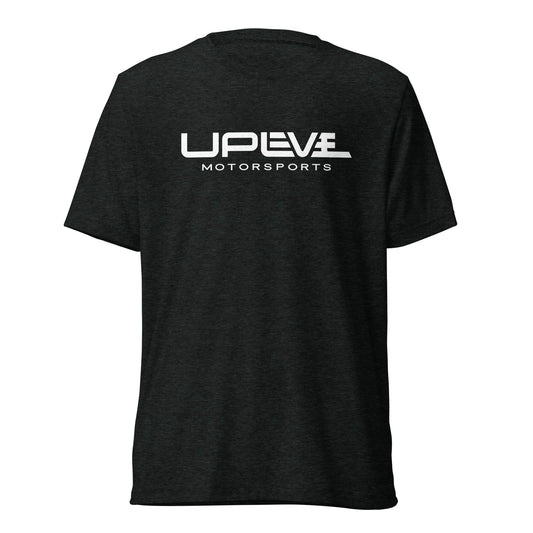 ULM White Logo Triblend Tee