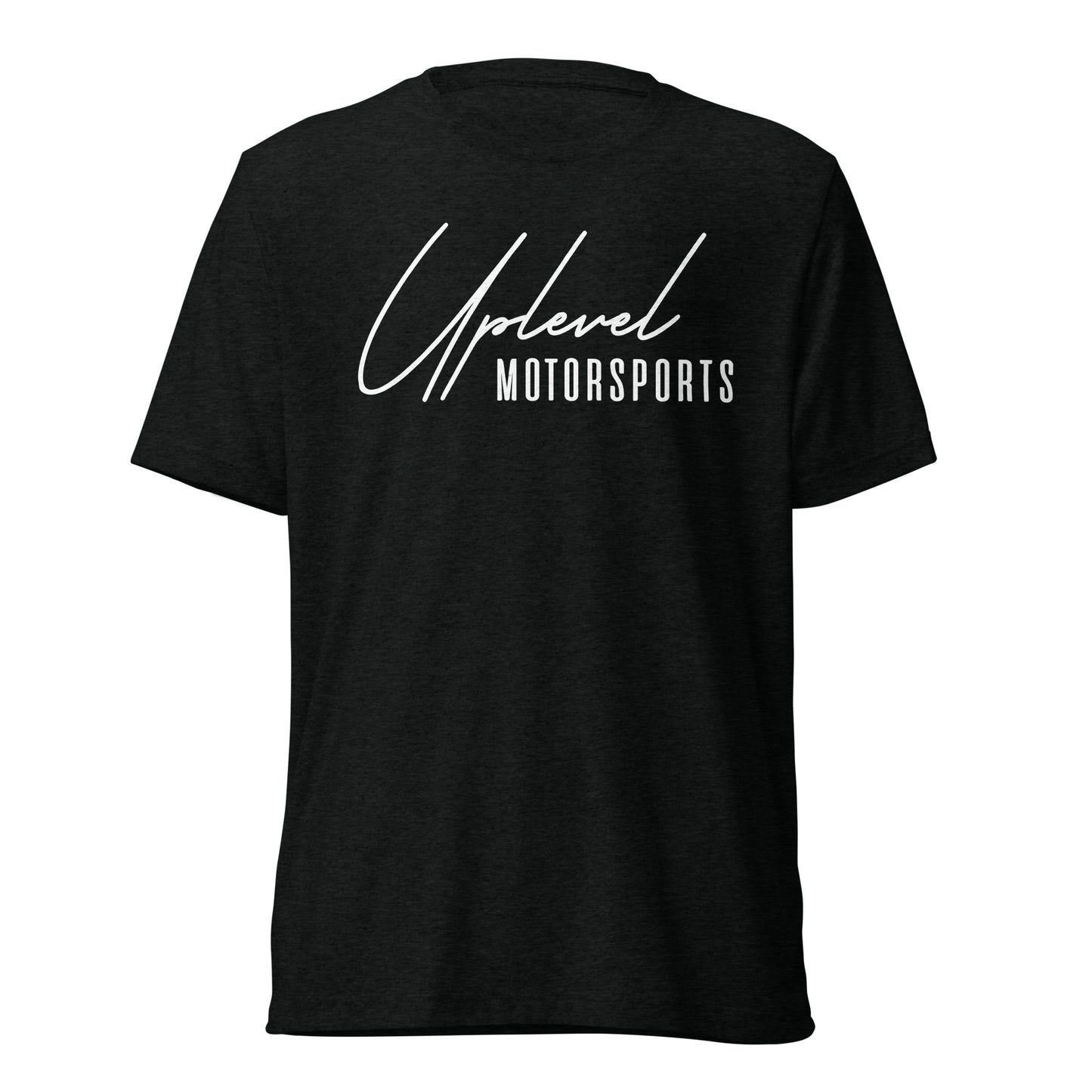 ULM White Script Logo Triblend Tee