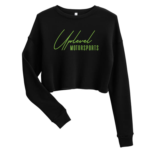 ULM Green Logo Crop Sweatshirt